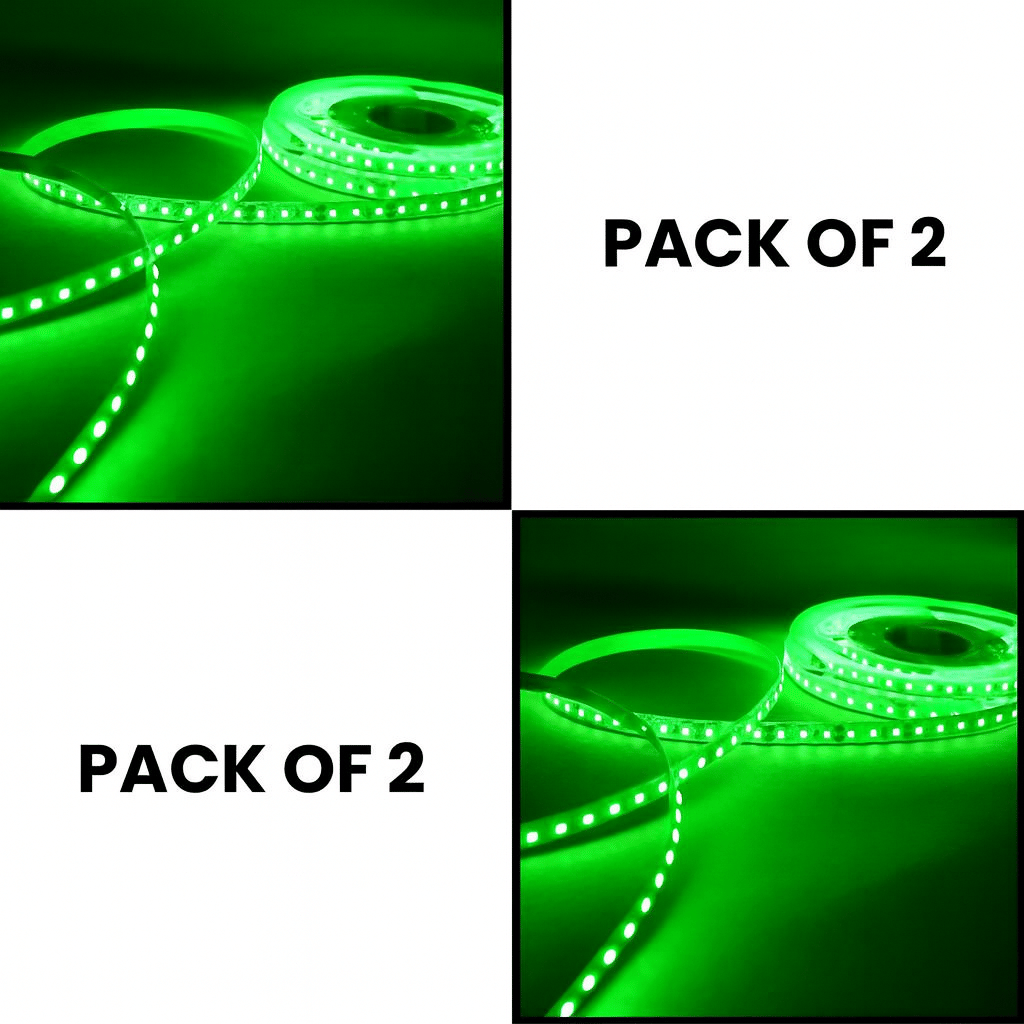 ZESTRUM Green 5M LED Strip ( Pack of 2 )