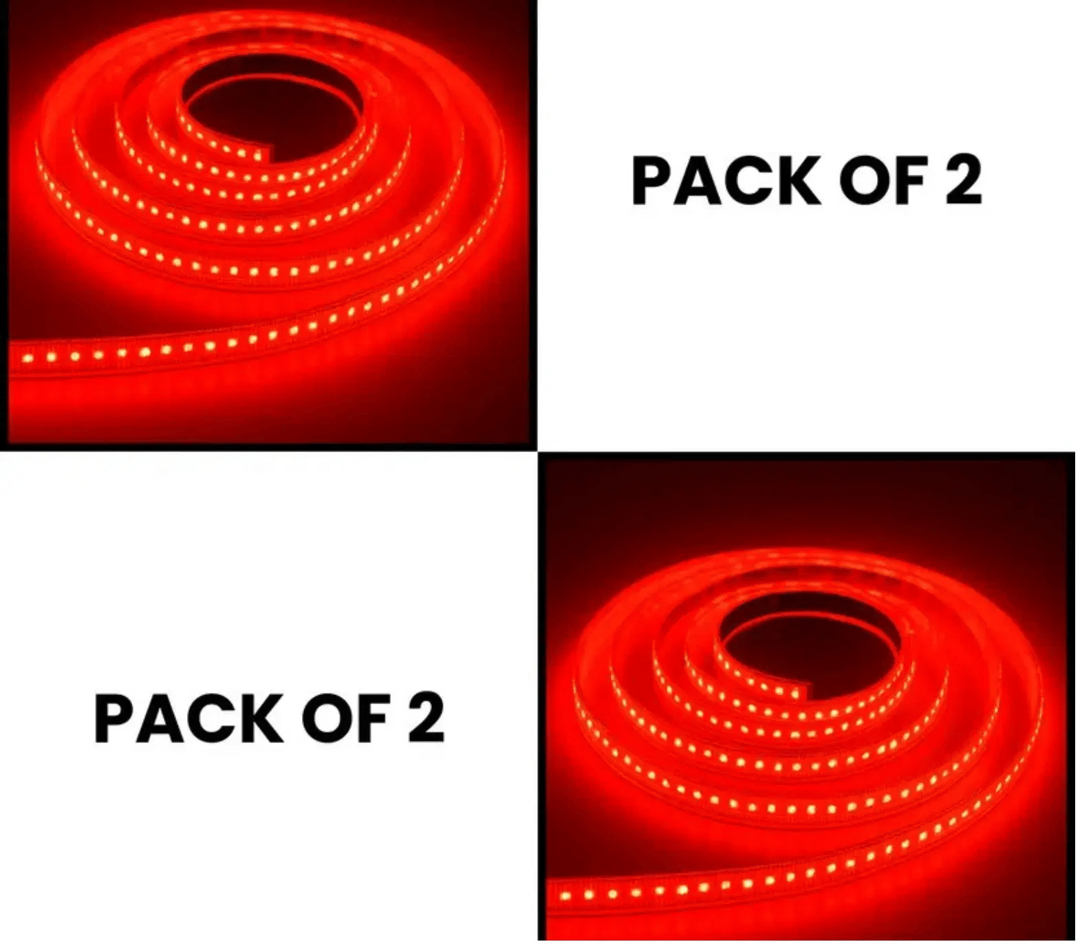     			ZESTRUM Red 5M LED Strip ( Pack of 2 )