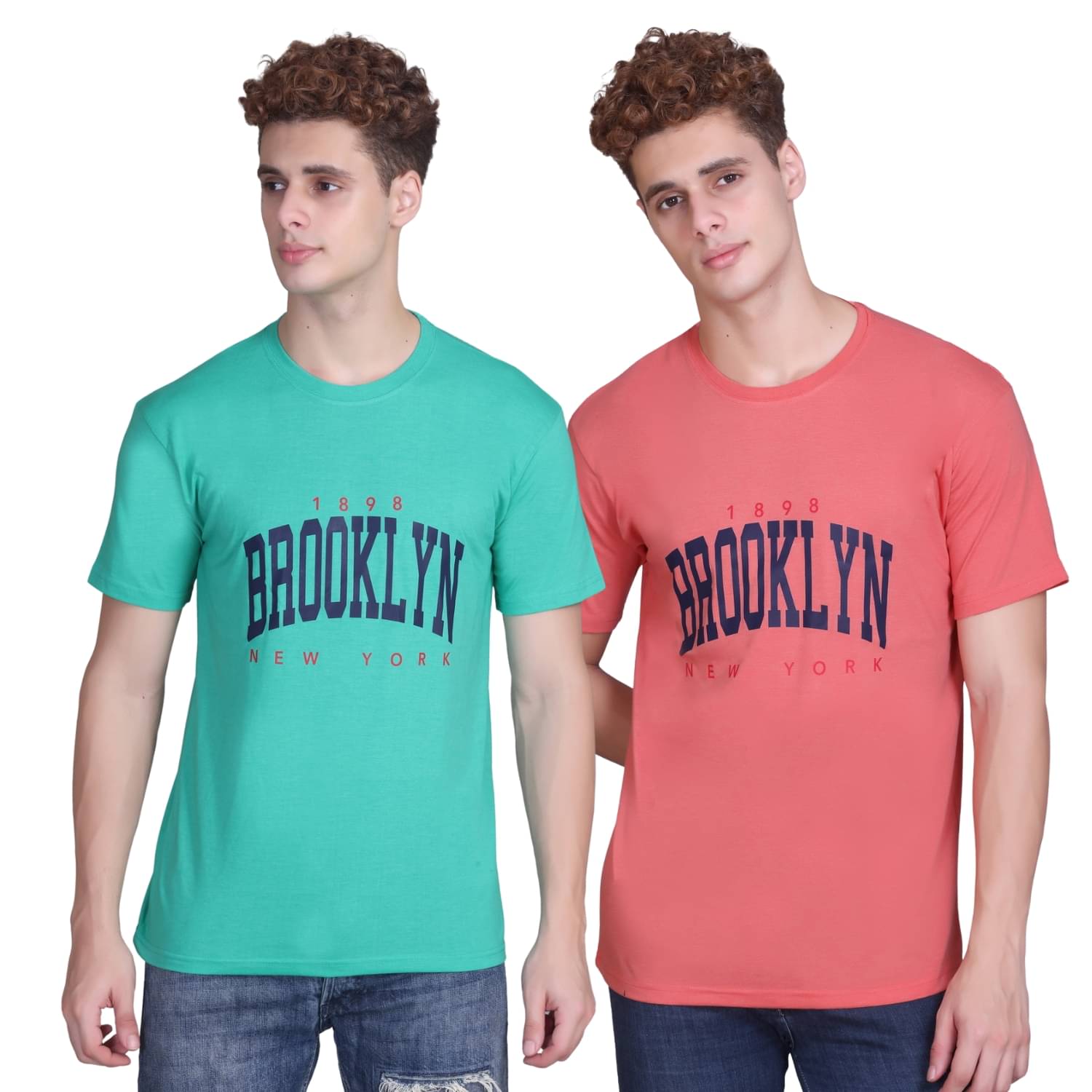     			Zeffit Men Cotton Blend Regular Fit Printed T-Shirt ( Multicolor13 )