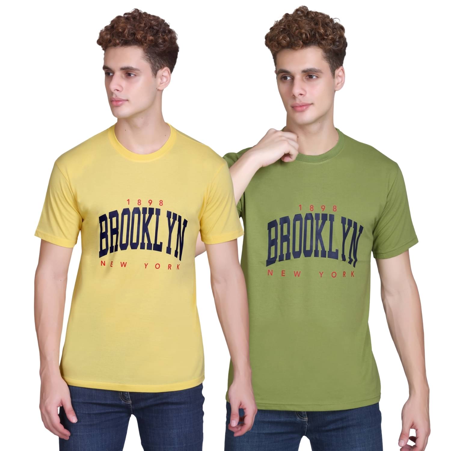     			Zeffit Men Cotton Blend Regular Fit Printed T-Shirt ( Multicolor15 )