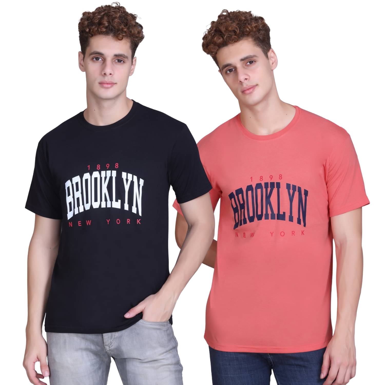 Zeffit Men Cotton Blend Regular Fit Printed T-Shirt ( Multicolor6 ) Zeffit Men Cotton Blend Regular Fit Printed T-Shirt ( Multicolor6 )