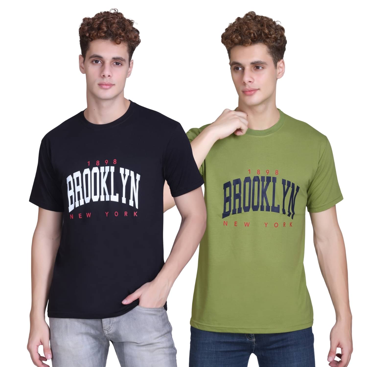     			Zeffit Men Cotton Blend Regular Fit Printed T-Shirt ( Multicolor5 )