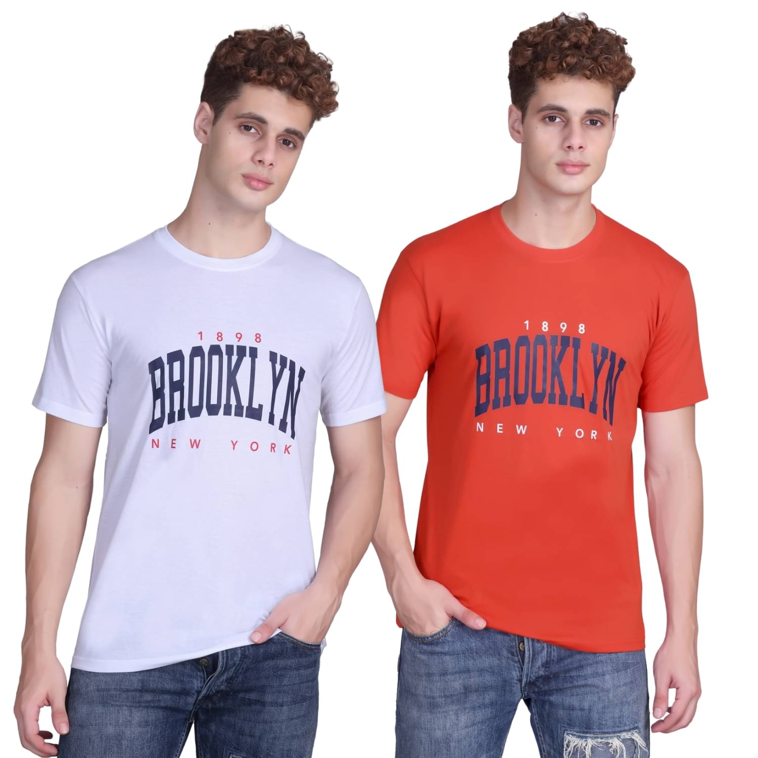 Zeffit Men Cotton Blend Regular Fit Printed T-Shirt ( Multicolor6 ) Zeffit Men Cotton Blend Regular Fit Printed T-Shirt ( Multicolor6 )