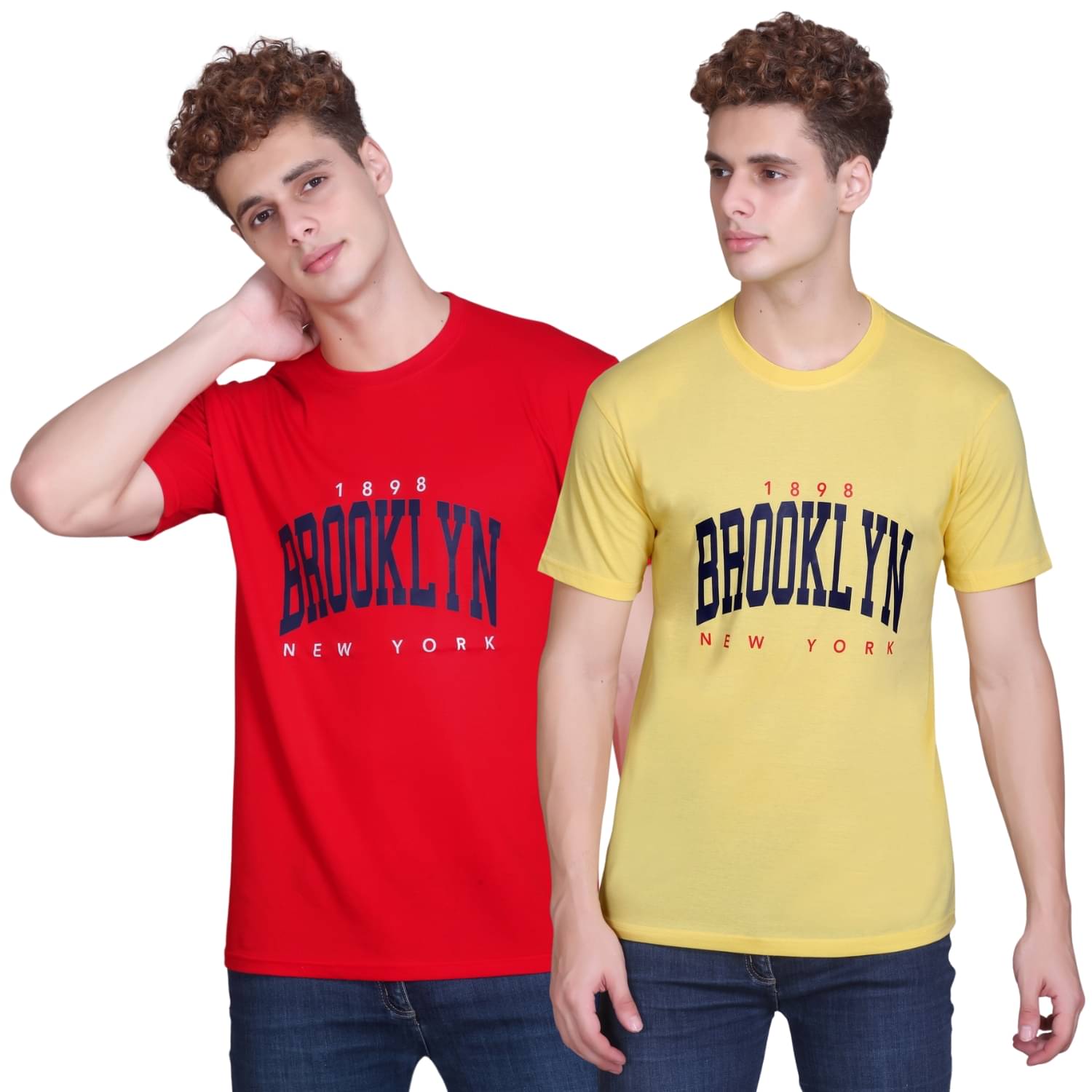     			Zeffit Men Cotton Blend Regular Fit Printed T-Shirt ( Multicolor1 )