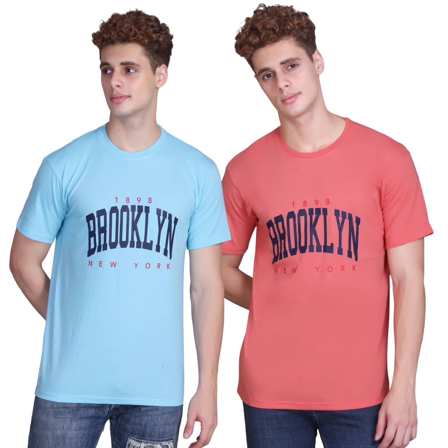     			Zeffit Men Cotton Blend Regular Fit Printed T-Shirt ( Multicolor8 )