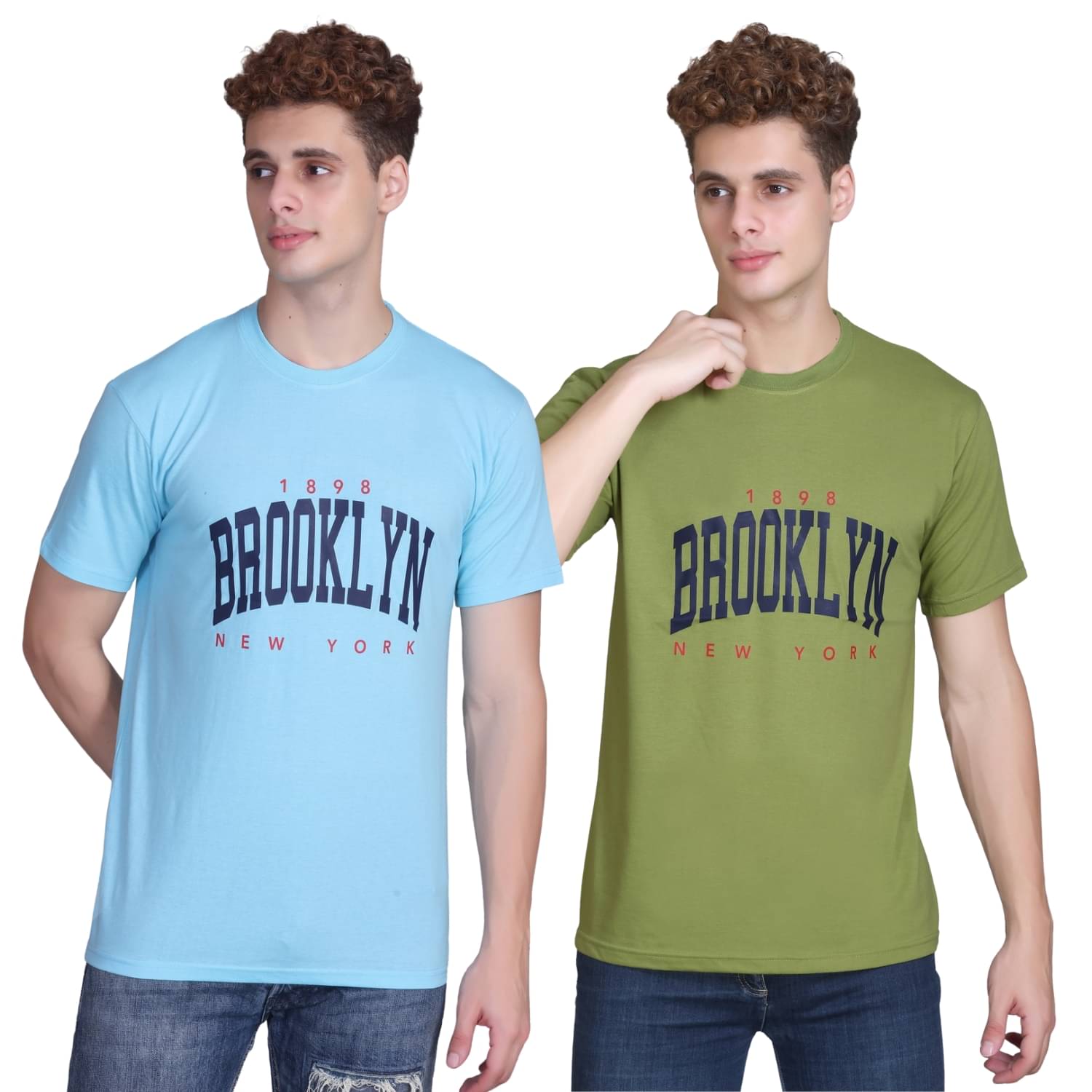 Zeffit Men Cotton Blend Regular Fit Printed T-Shirt ( Multicolor7 ) Zeffit Men Cotton Blend Regular Fit Printed T-Shirt ( Multicolor7 )