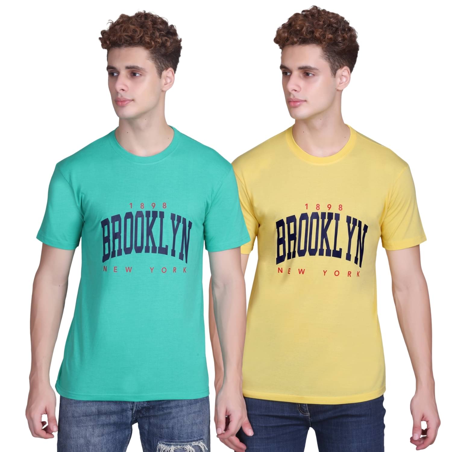 Zeffit Men Cotton Blend Regular Fit Printed T-Shirt ( Multicolor11 ) Zeffit Men Cotton Blend Regular Fit Printed T-Shirt ( Multicolor11 )