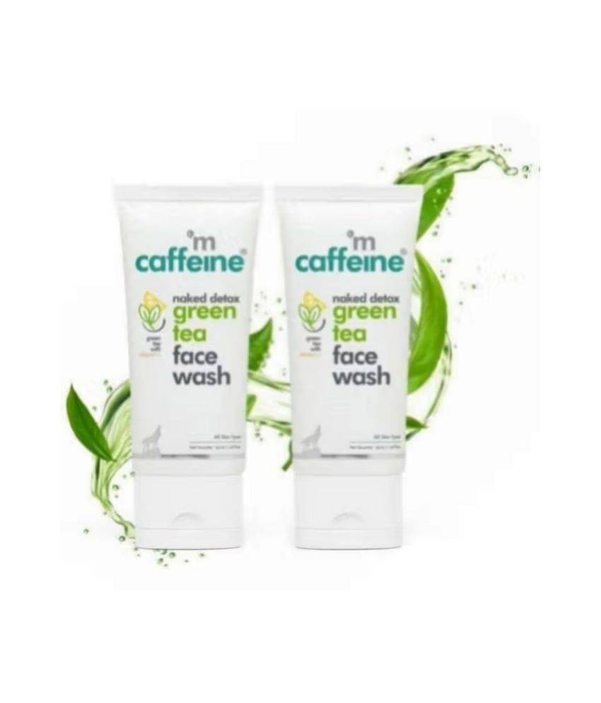     			mCaffeine Green Tea Face Wash 50ml each (Pack of 2)