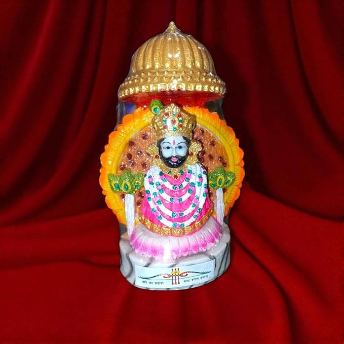     			shree jinvar decor Marble Shyam Baba Idol ( 8 cm )