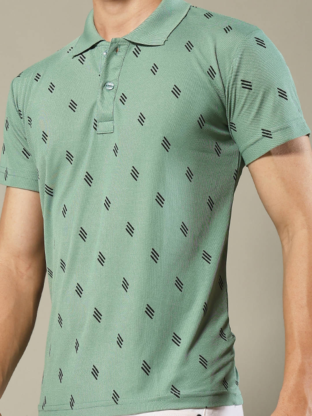 stelvin Men Cotton Blend Regular Fit Printed Polo T Shirt ( Sea Green ) stelvin Men Cotton Blend Regular Fit Printed Polo T Shirt ( Sea Green )