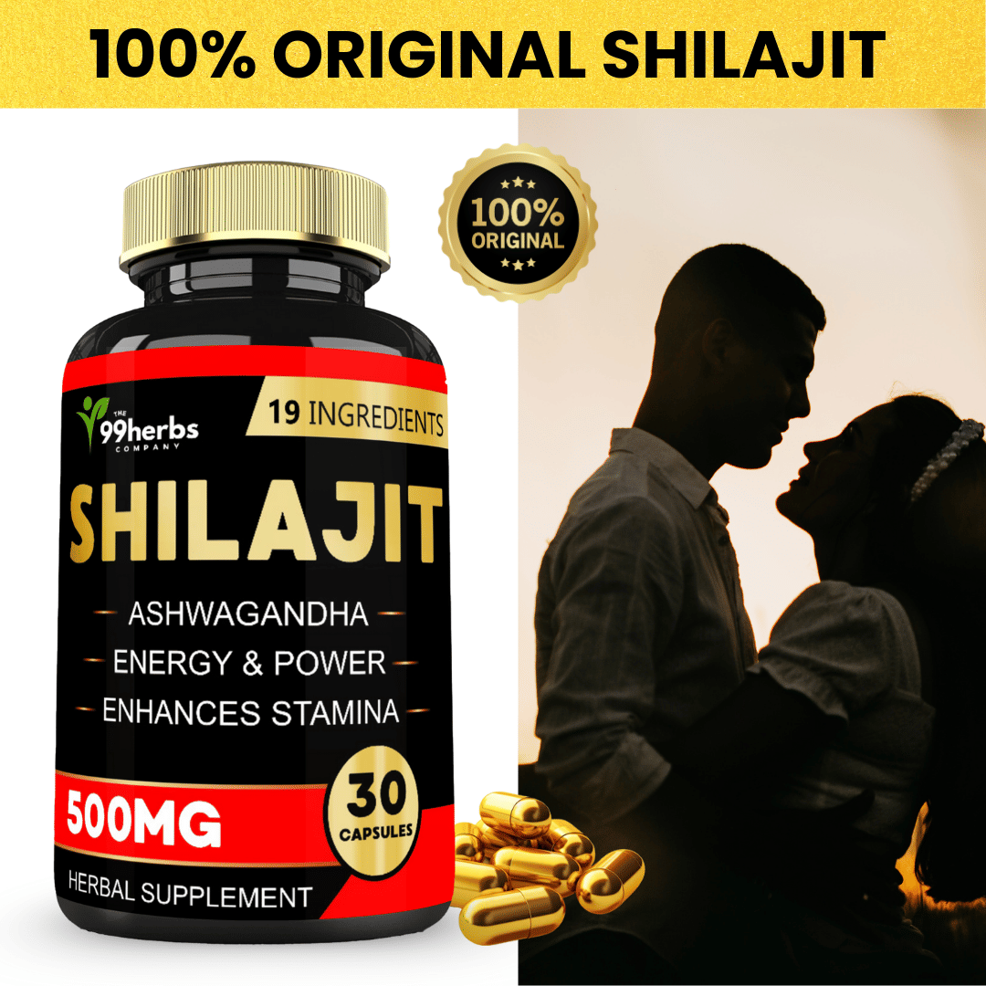 99Herbs Shilajit 19 Ingredients – 30 Capsules 500mg for Stamina, Power & Daily Energy 2. Product Description 99Herbs Shilajit 19 Ingredients – 30 Capsules 500mg for Stamina, Power & Daily Energy 2. Product Description