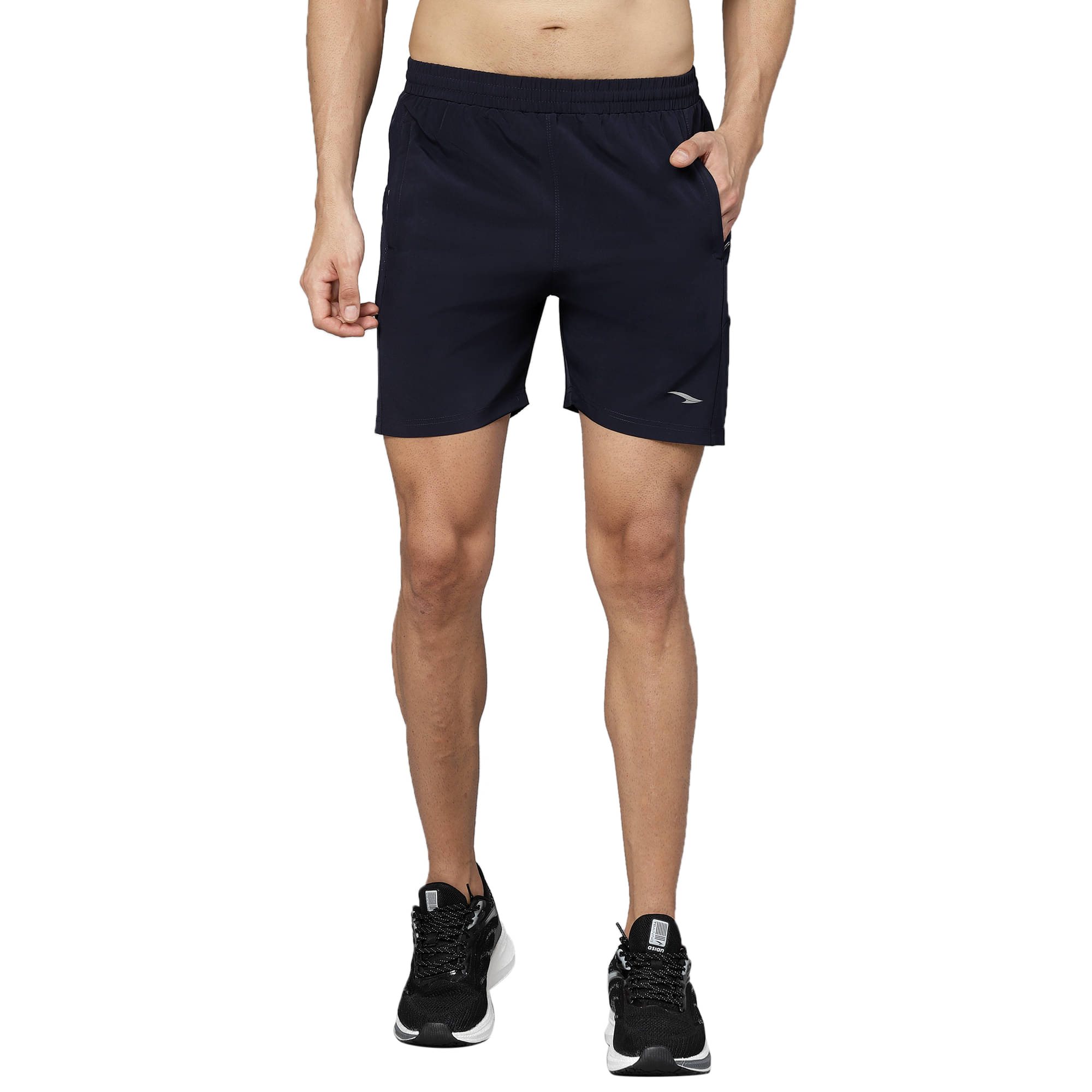 ASIAN Navy Blue Polyester Men's Shorts ( Pack of 1 )     			ASIAN Navy Blue Polyester Men's Shorts ( Pack of 1 )