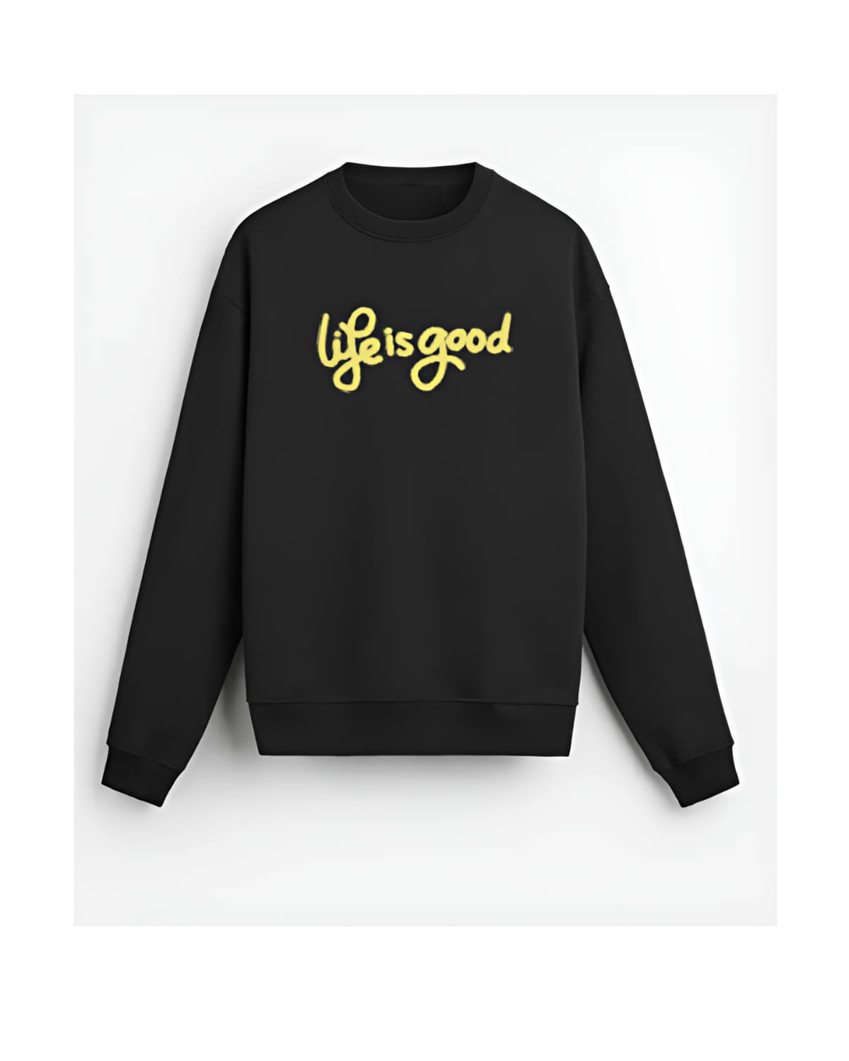     			ATIGIANO APPAREL Fleece Round Neck Men's Sweatshirt - Black ( Pack of 1 )