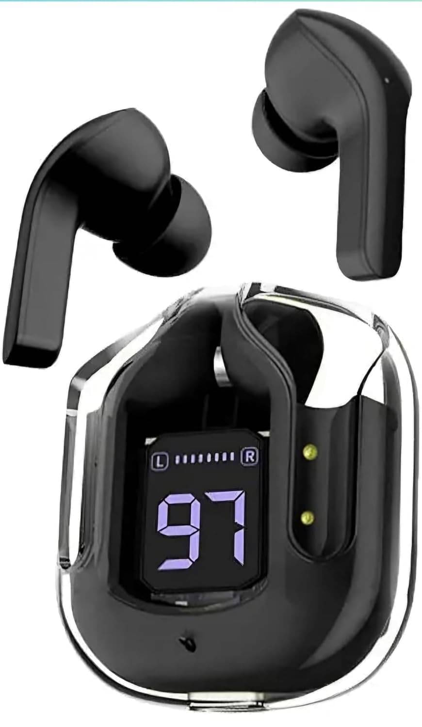     			AVYA UltraPods Max True Wireless Earbuds with Bluetooth 5.3, Enhanced Sound Quality, Touch Control,Battery Life, Noise Cancellation & Comfortable Fit