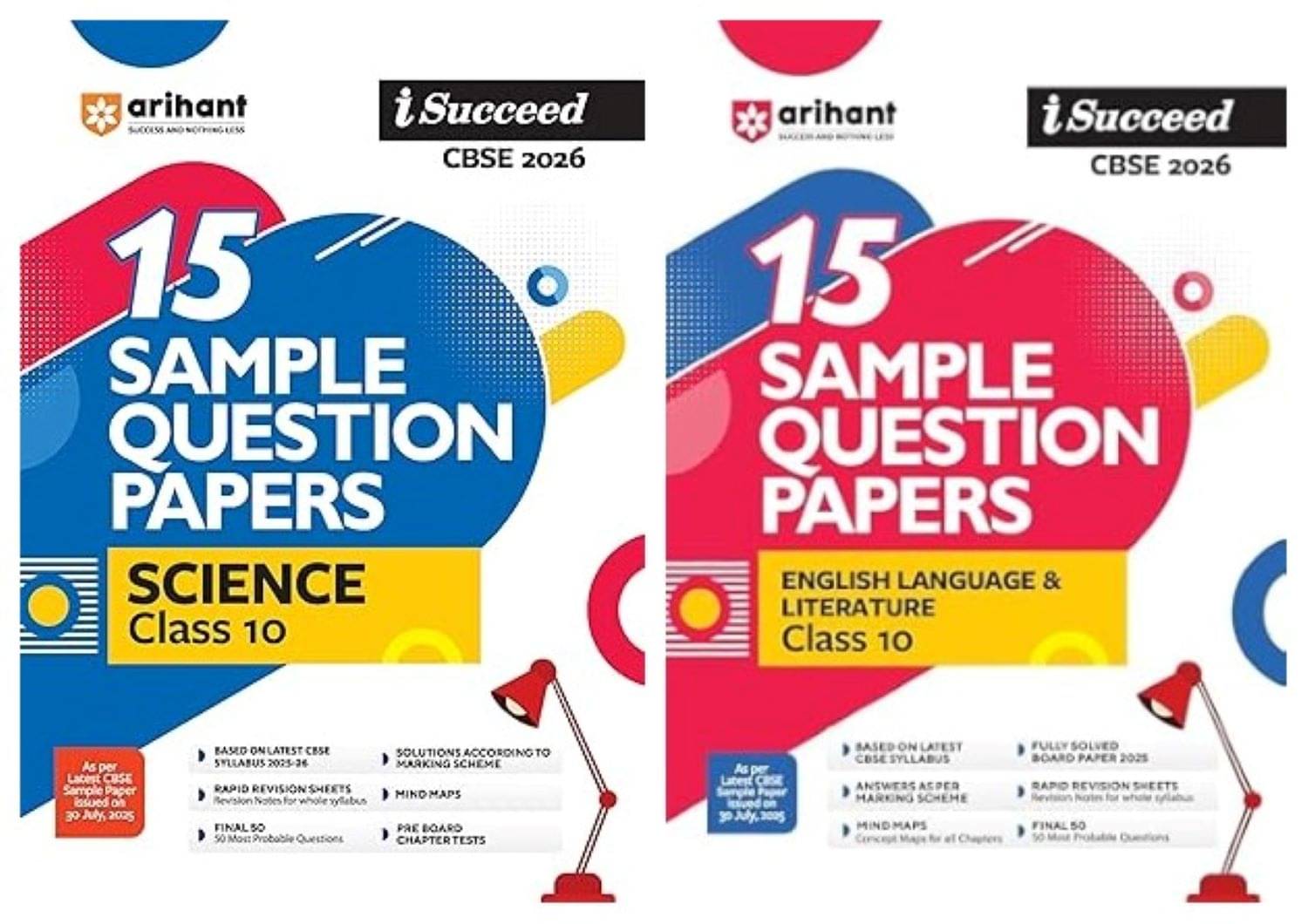Arihant I Succeed CBSE Sample Question Papers Class 10 Science & English Language & Literature Exam 2026 | 15 Solved & Practice Papers Arihant I Succeed CBSE Sample Question Papers Class 10 Science & English Language & Literature Exam 2026 | 15 Solved & Practice Papers