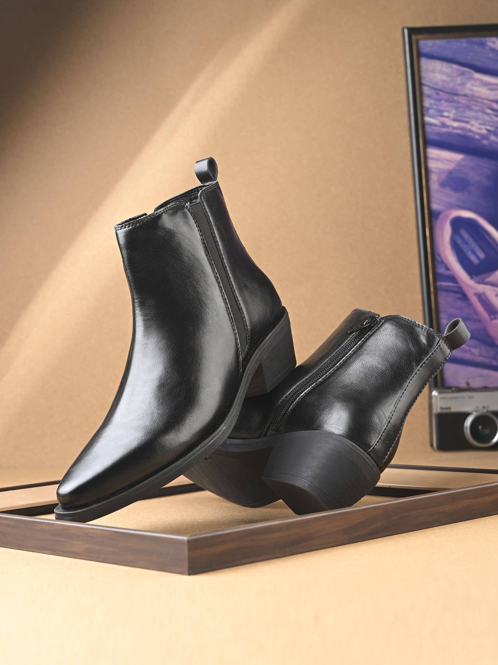 BIZZARO Black Women's Ankle Length Boots