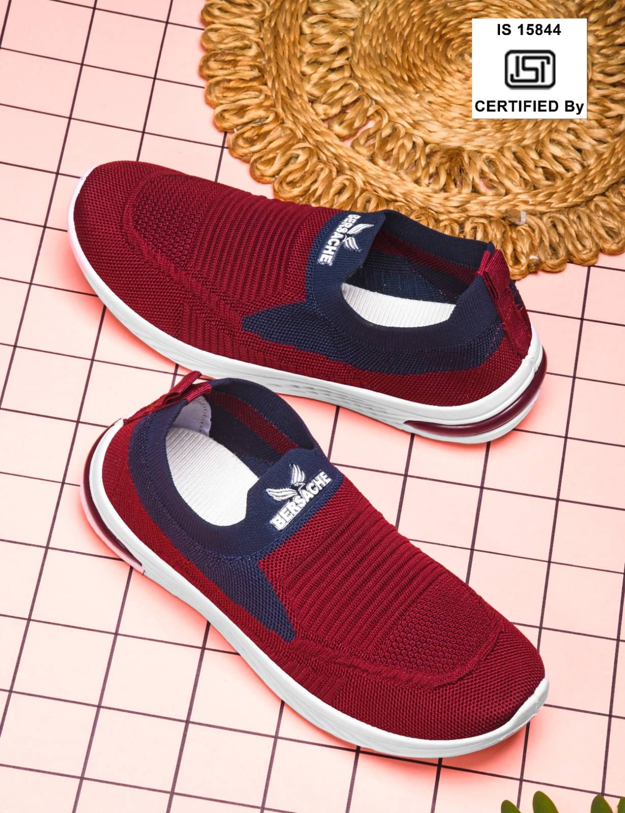     			Bersache Maroon Women's Sneakers