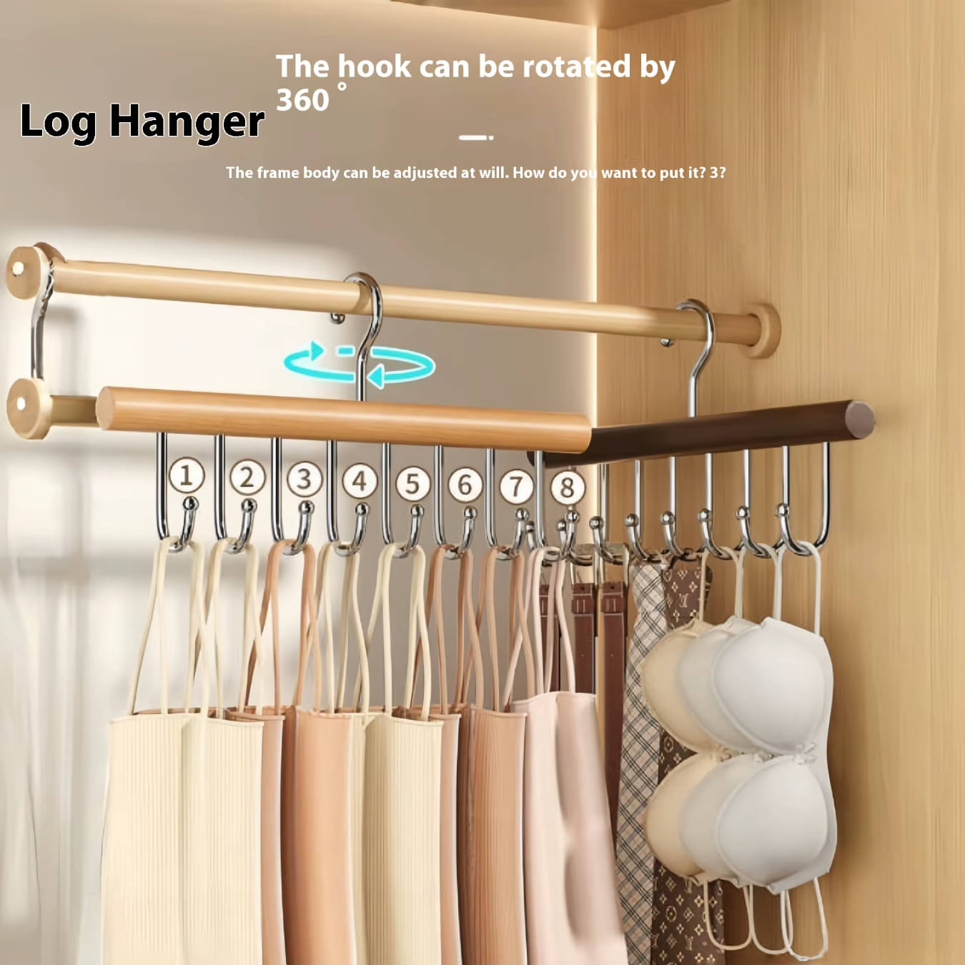 Bra Hangers, Underwear Drying Rack, Lingerie Hangers, Wooden Tank Top Hanger, 8 Hook Hanger, Bra Storage Organizer, Cabinet Organization, Lingerie Storage Rack, Tank Top Hanger Organizer Bra Hangers, Underwear Drying Rack, Lingerie Hangers, Wooden Tank Top Hanger, 8 Hook Hanger, Bra Storage Organizer, Cabinet Organization, Lingerie Storage Rack, Tank Top Hanger Organizer