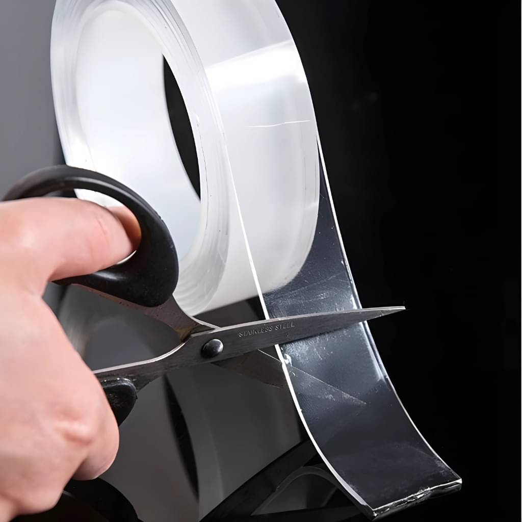     			Brahmani Art Transparent Double Sided Nano Tape ( Pack of 1 )