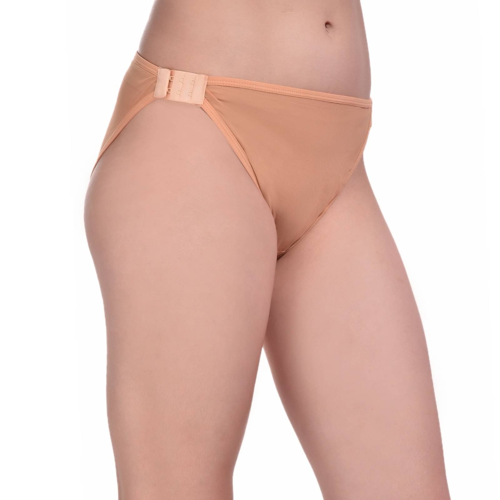 Brasqly Net/Mesh Bikini ( Beige , Pack of 1 ) Brasqly Net/Mesh Bikini ( Beige , Pack of 1 )