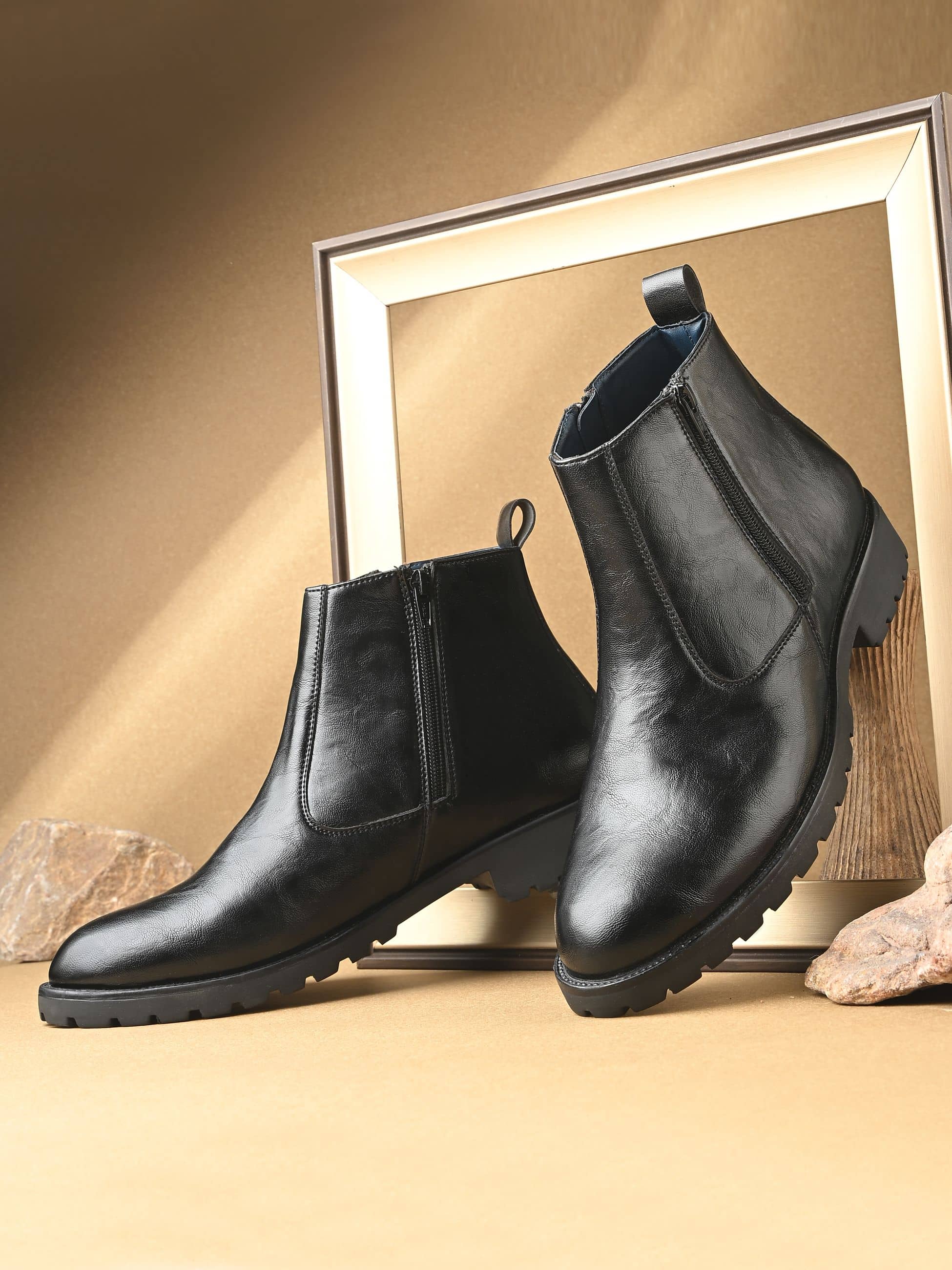 Bucik Black Men's Chelsea Boots
