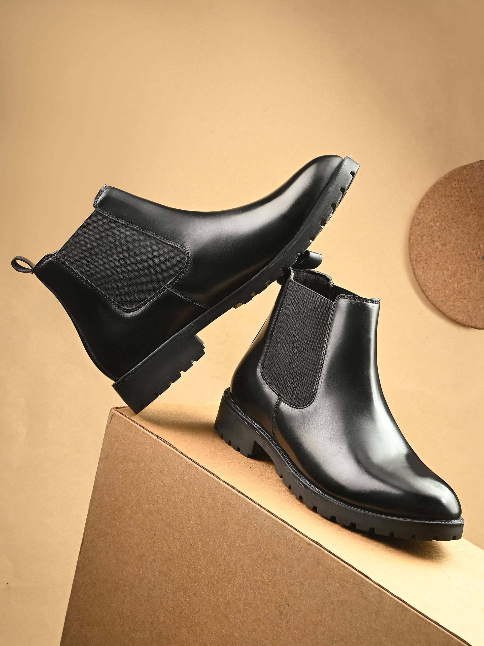 Bucik Black Men's Chelsea Boots     			Bucik Black Men's Chelsea Boots