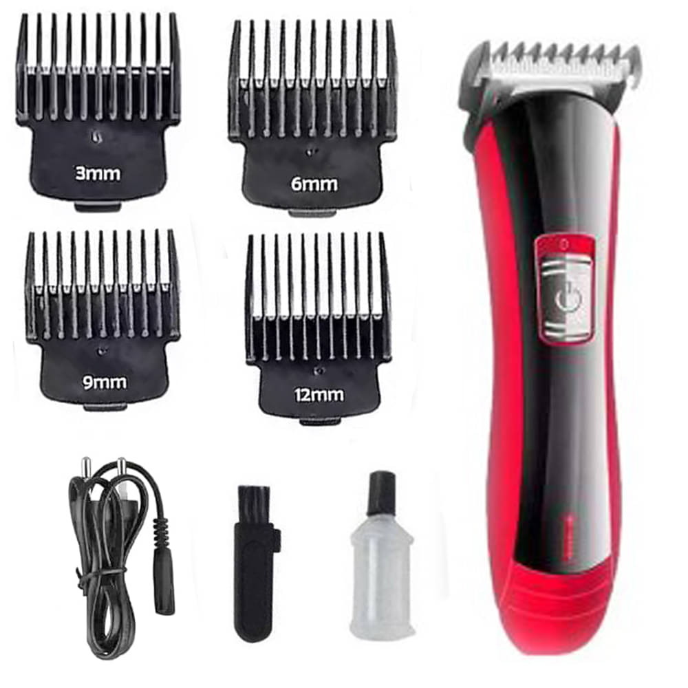     			CRS trimmer for men Red Cordless Clipper With 60 minutes Runtime