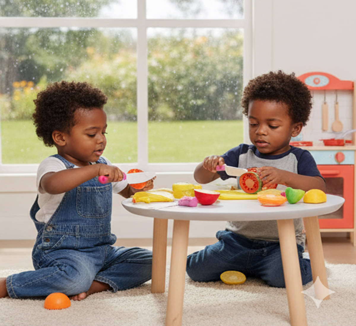     			Disha Realistic Sliceable 7 Pcs Fruits Cutting Play Toy Set (5 Fruits and Vegetables Plus Board and Knife) Multicolour
