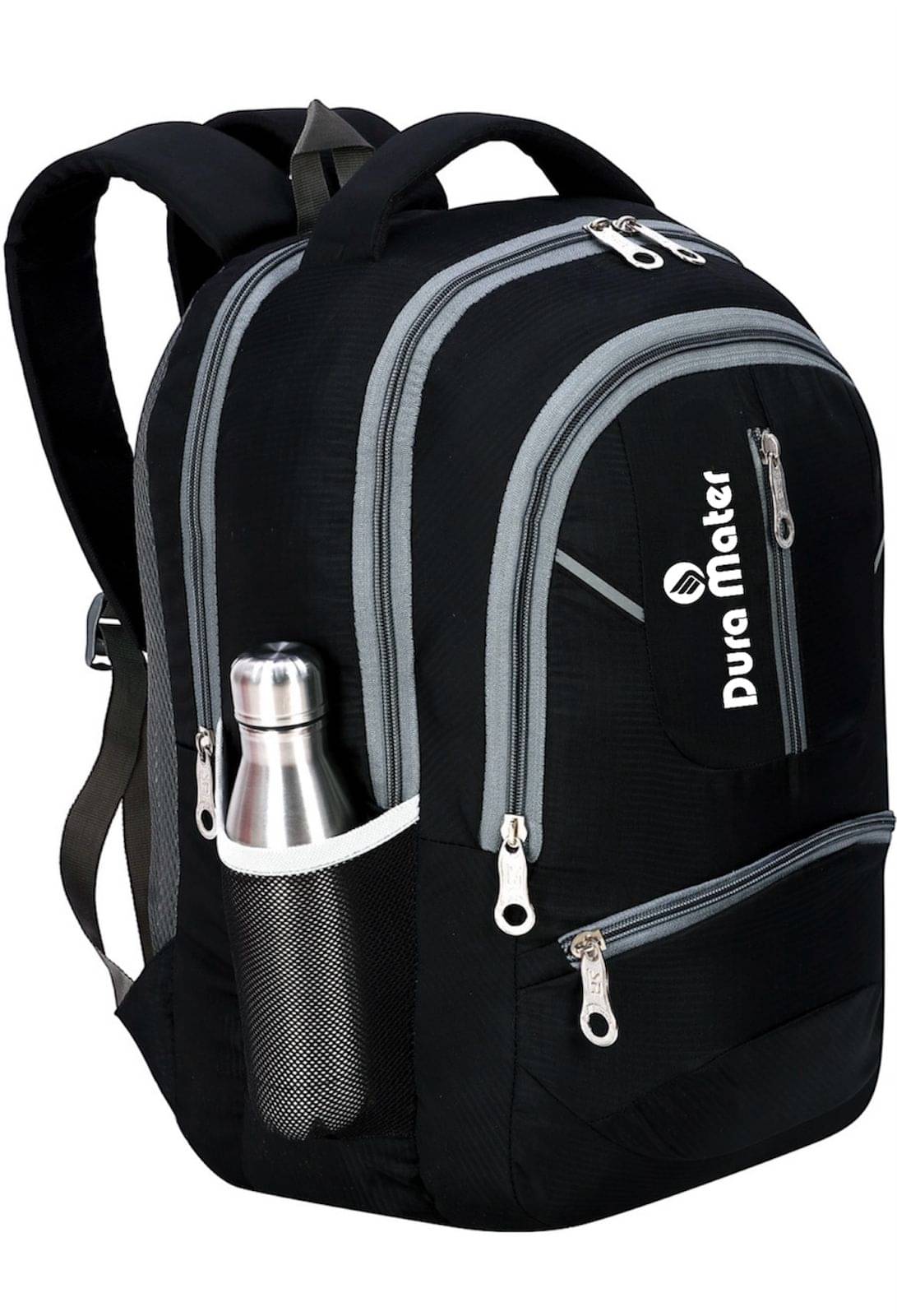     			Dura Mater 30 Ltrs Polyester Backpack *For Boys & Girls ( Black )