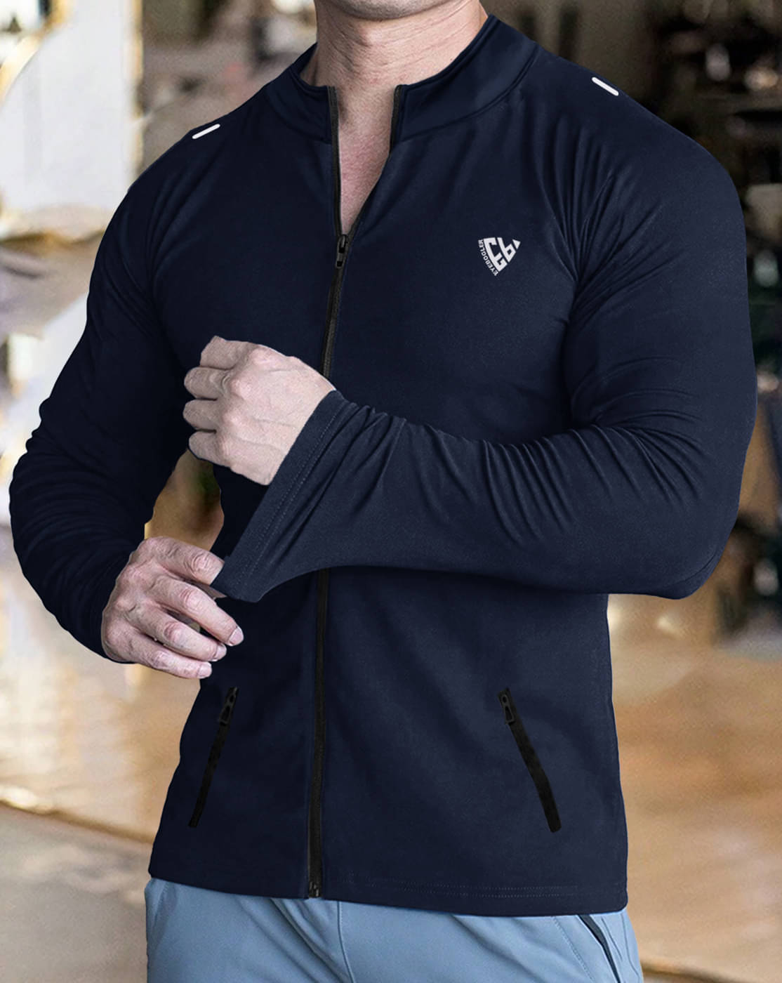 Eyebogler Men Polyester Regular Fit Colorblock T-Shirt ( Navy Blue ) Eyebogler Men Polyester Regular Fit Colorblock T-Shirt ( Navy Blue )