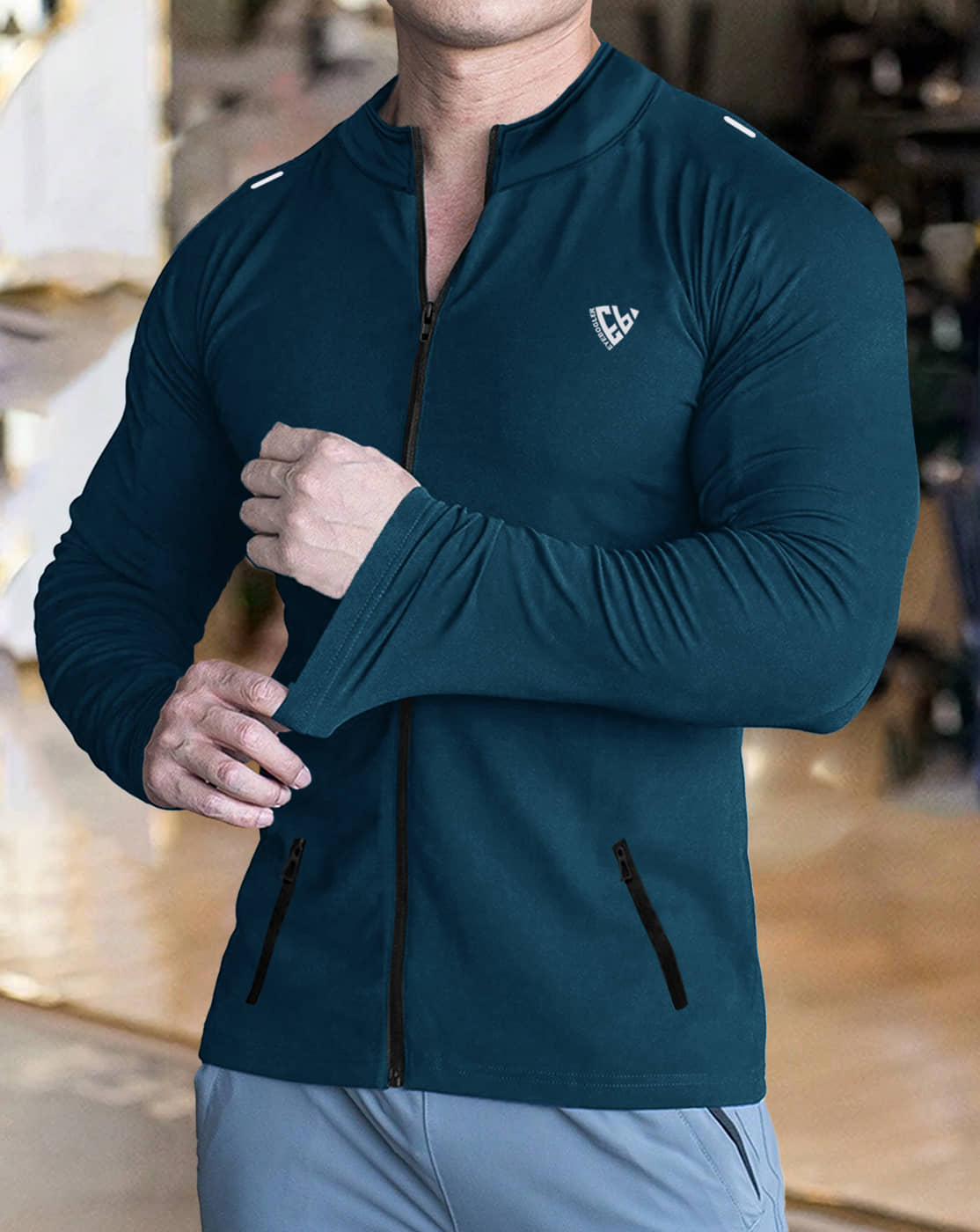 Eyebogler Men Polyester Regular Fit Striped T-Shirt Grey