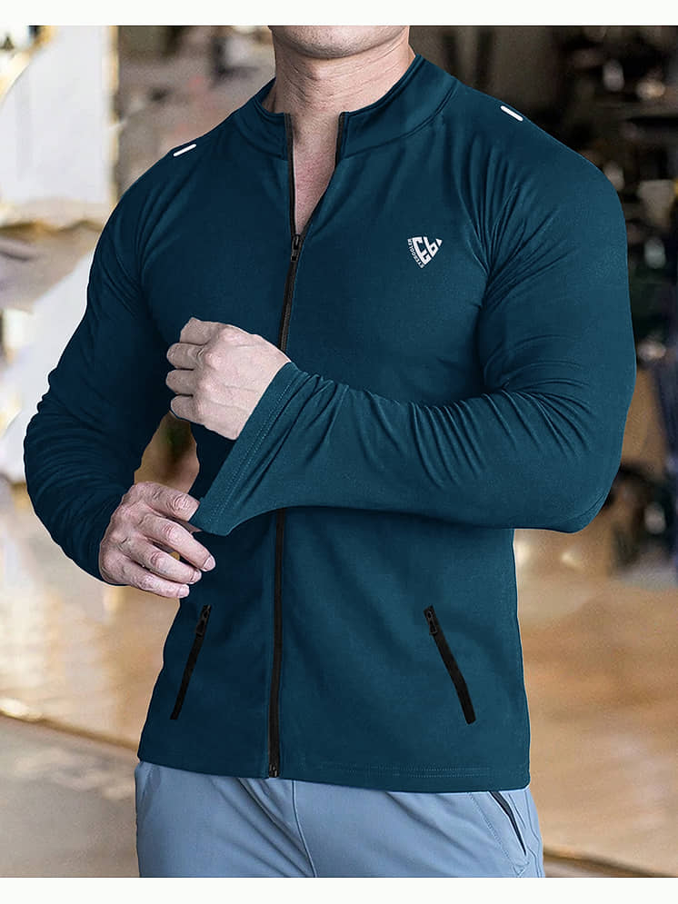 Eyebogler Men Polyester Regular Fit Striped T-Shirt Grey