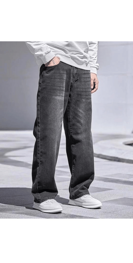     			FOXIEFIT Relaxed Clean Look Men's Jeans - Dark Grey ( Pack of 1 )
