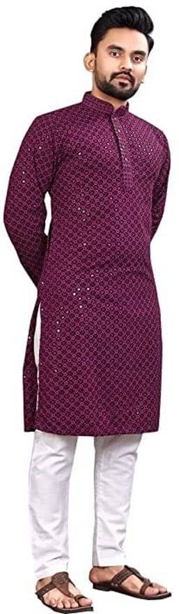     			GROWWAX Multicolor 1 Viscose Men's Regular Kurta ( Pack of 1 )