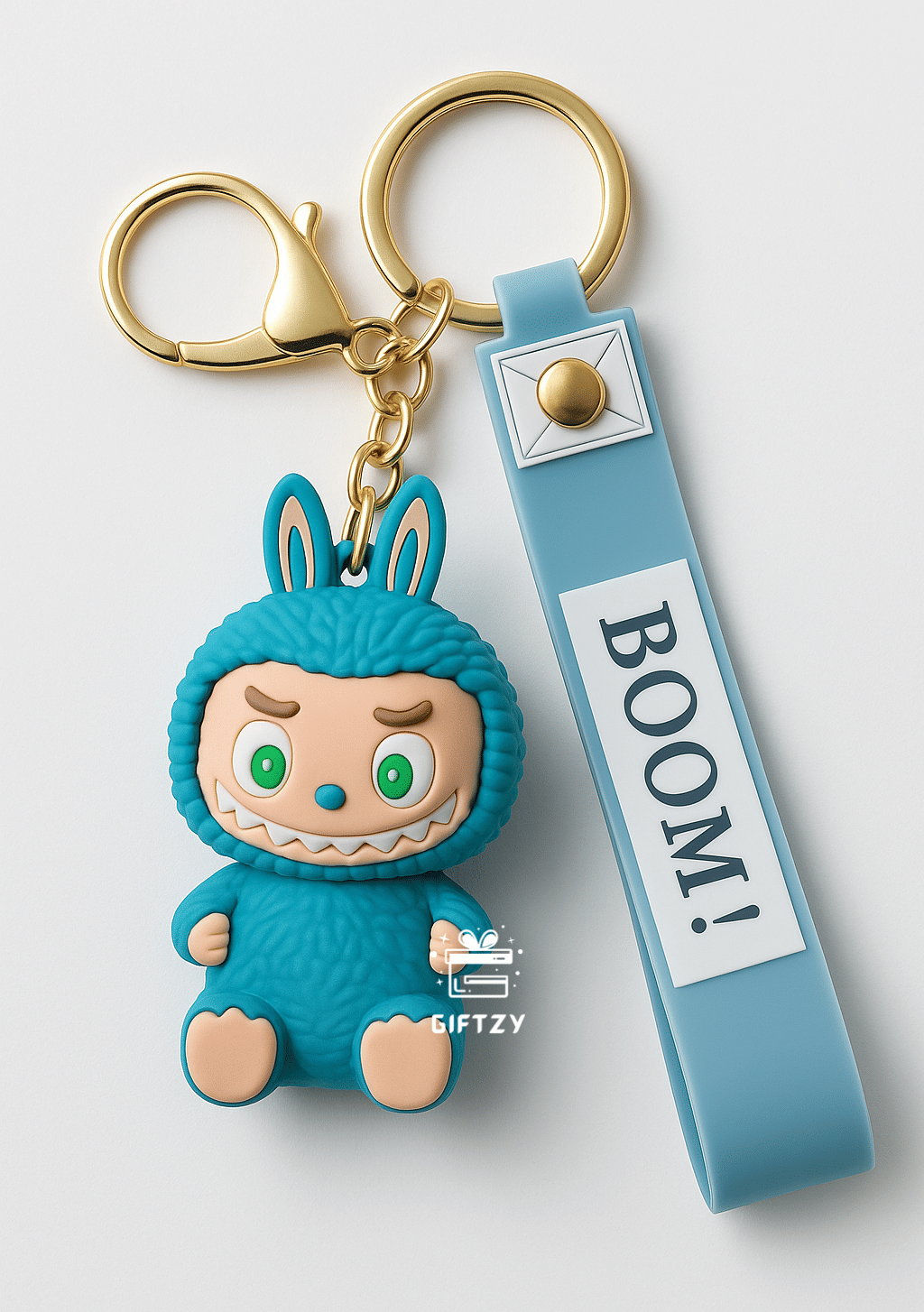     			Giftzy Silicone Rubber Keychain ( Pack of 1 )