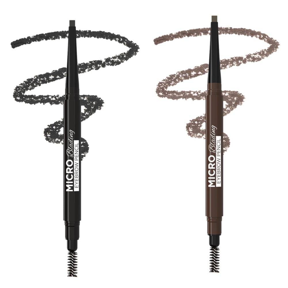 Glam21 MICRO BLADING EYEBROW PENCIL Brow Pencil Black Pack of 2 1 g     			Glam21 MICRO BLADING EYEBROW PENCIL Brow Pencil Black Pack of 2 1 g