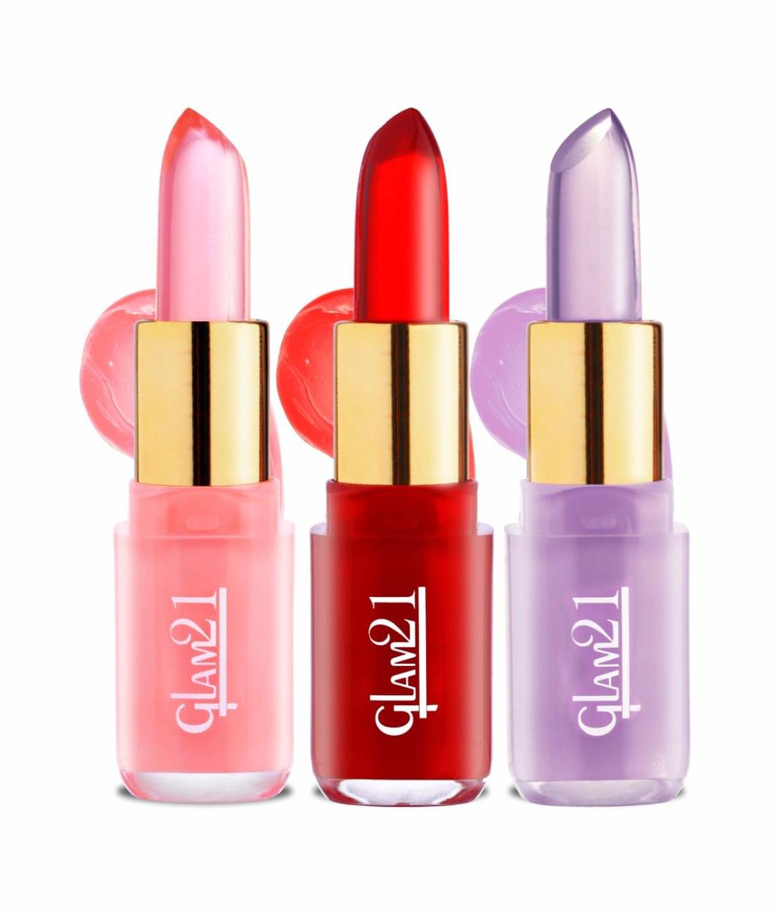     			Glam21 Real Red Glossy Hydrating Tint Lipstick ( Pack of 3 )