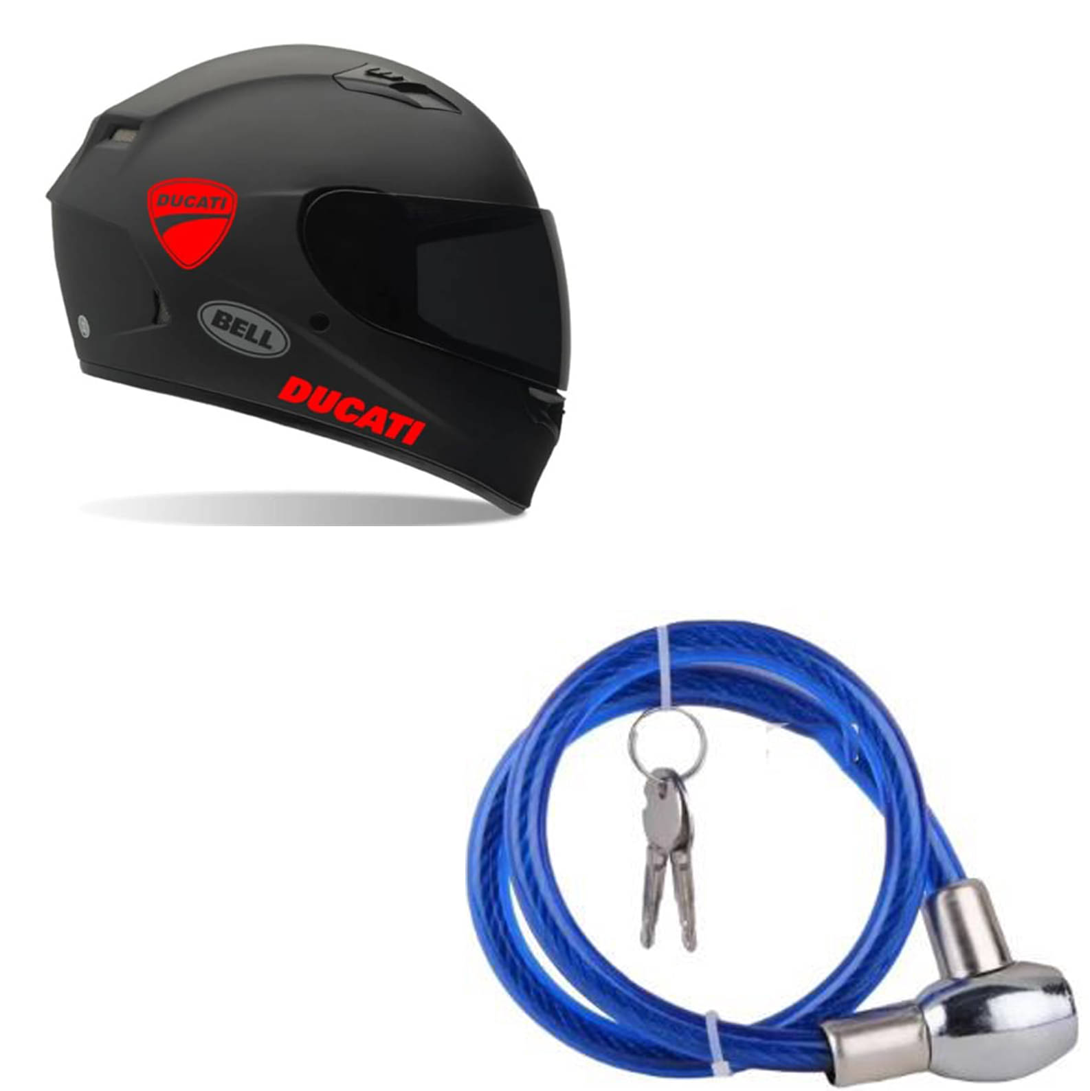 Heavy Duty Cable Lock Anti Theft Lock for Multipurpose use for Bike, Cycle Lock, Helmet Lock Heavy Duty Cable Lock Anti Theft Lock for Multipurpose use for Bike, Cycle Lock, Helmet Lock