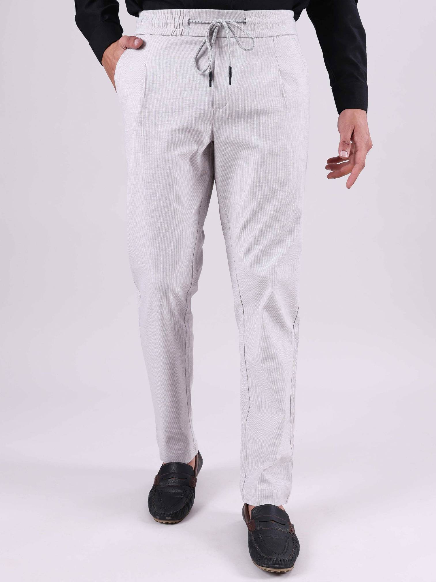     			Hoffman Regular Men's Trouser - Grey ( Pack of 1 )