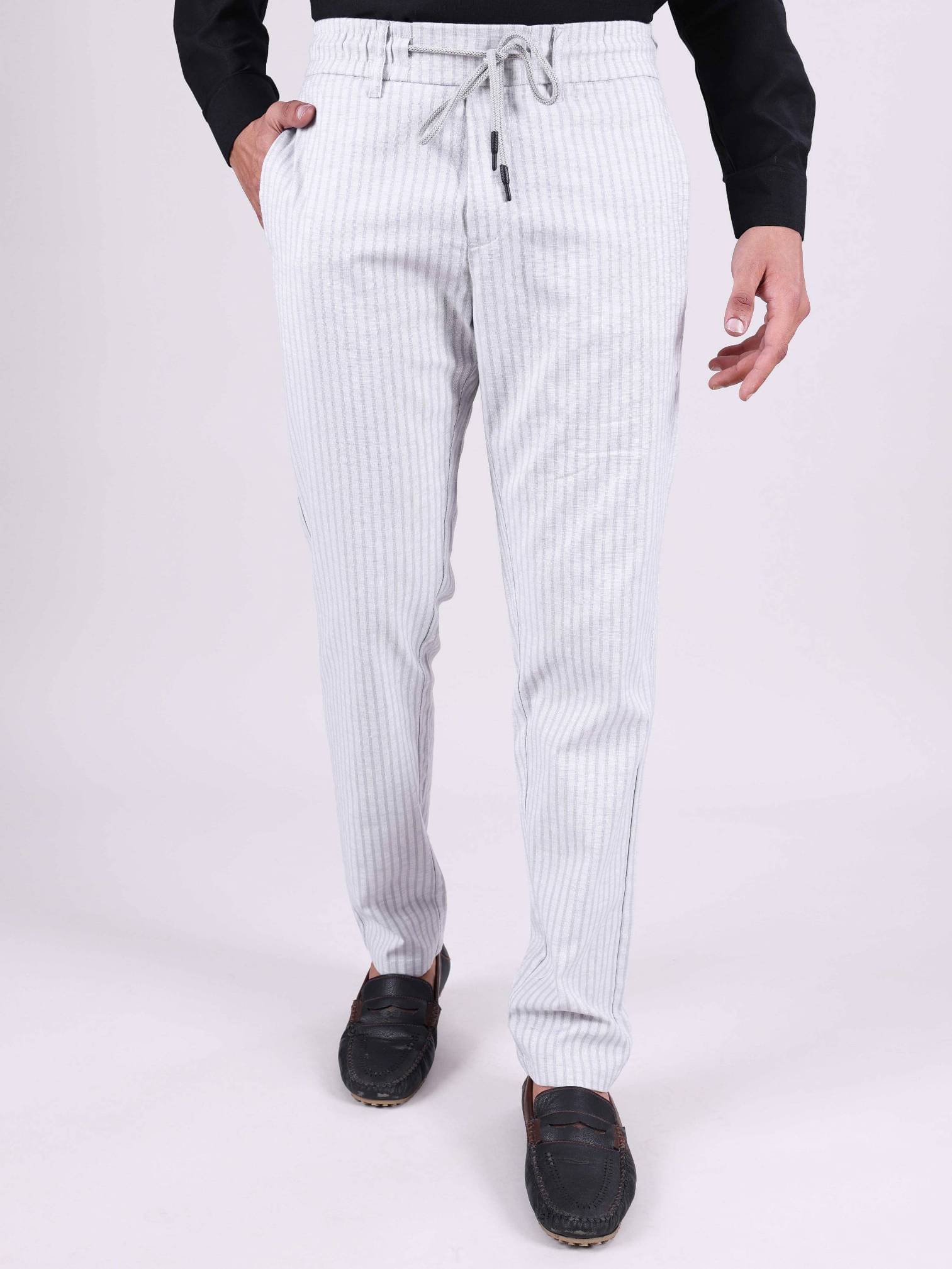     			Hoffman Regular Men's Trouser - Grey ( Pack of 1 )