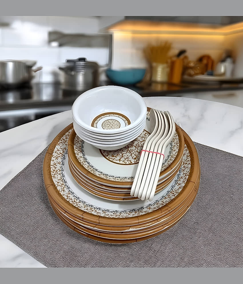 Maharaja Royal Melamine Dinner Set of 40 Pieces - Main Image