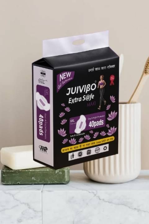     			JUIVIBO Extra Safe Cottony XXL Maxi Regular Sanitary Pad