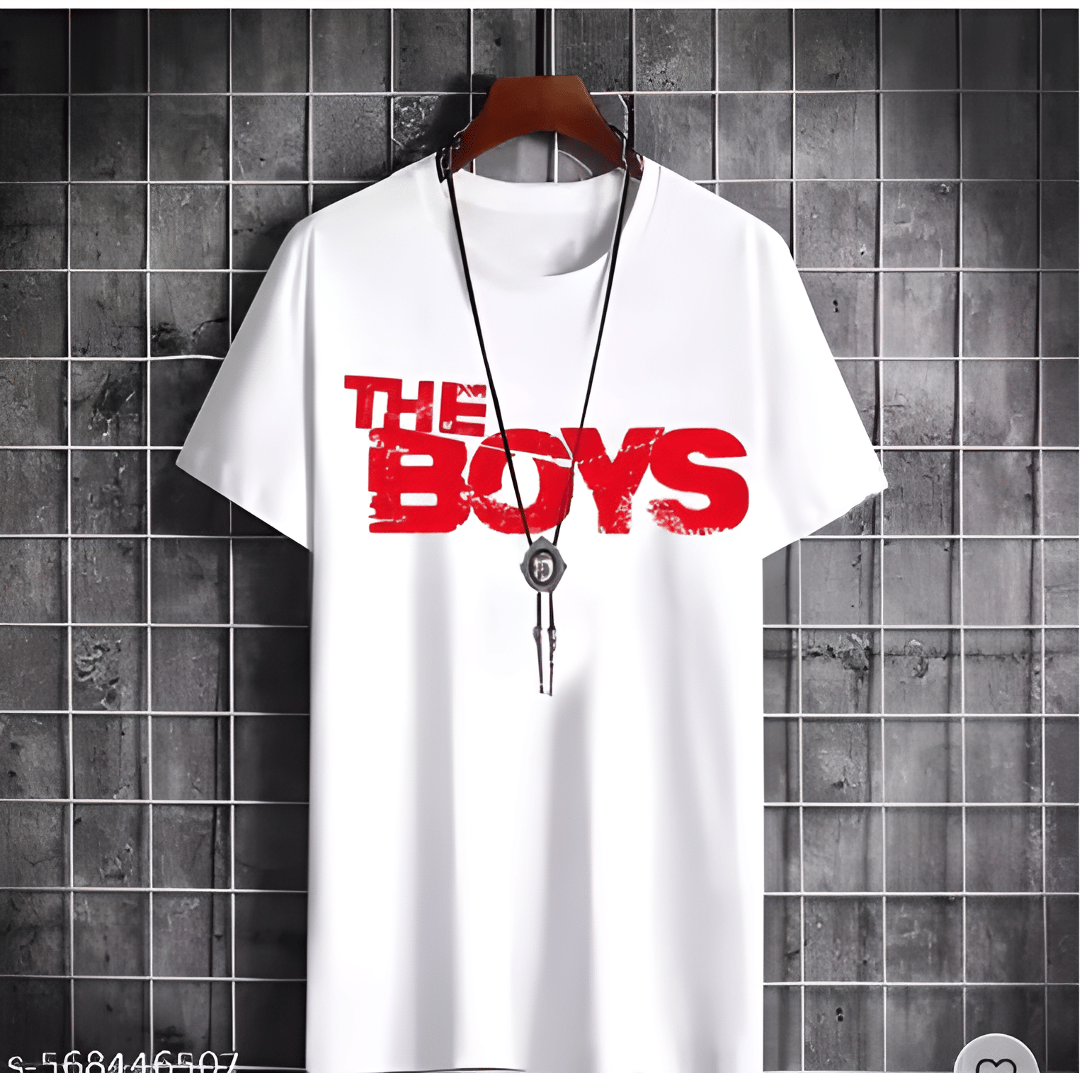     			KM Men Polyester Regular Fit Printed T-Shirt ( White )