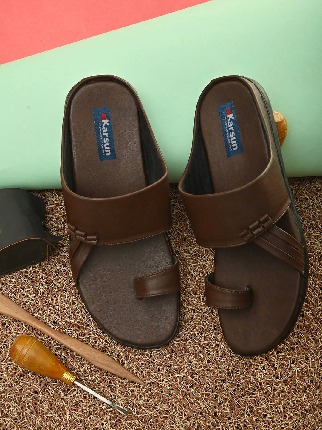     			Karsun - Brown Men's Sandals