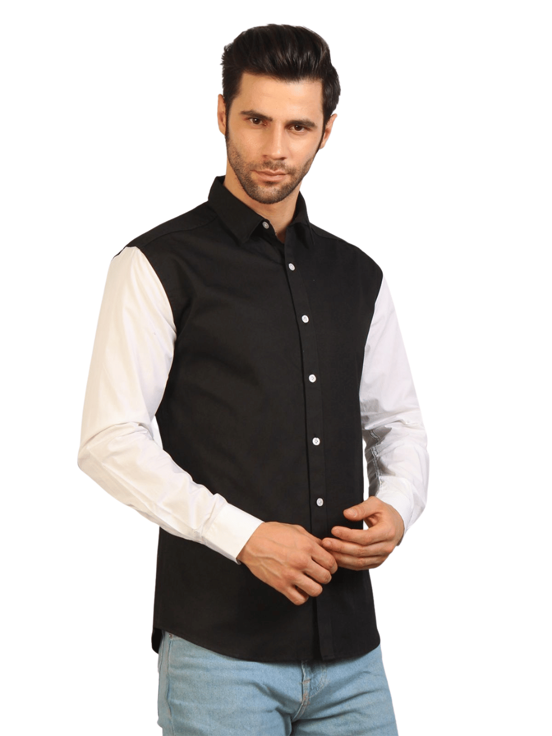 Life Roads 100% Cotton Regular Fit Solids Full Sleeves Men's Casual Shirt - Black ( Pack of 1 ) Life Roads 100% Cotton Regular Fit Solids Full Sleeves Men's Casual Shirt - Black ( Pack of 1 )