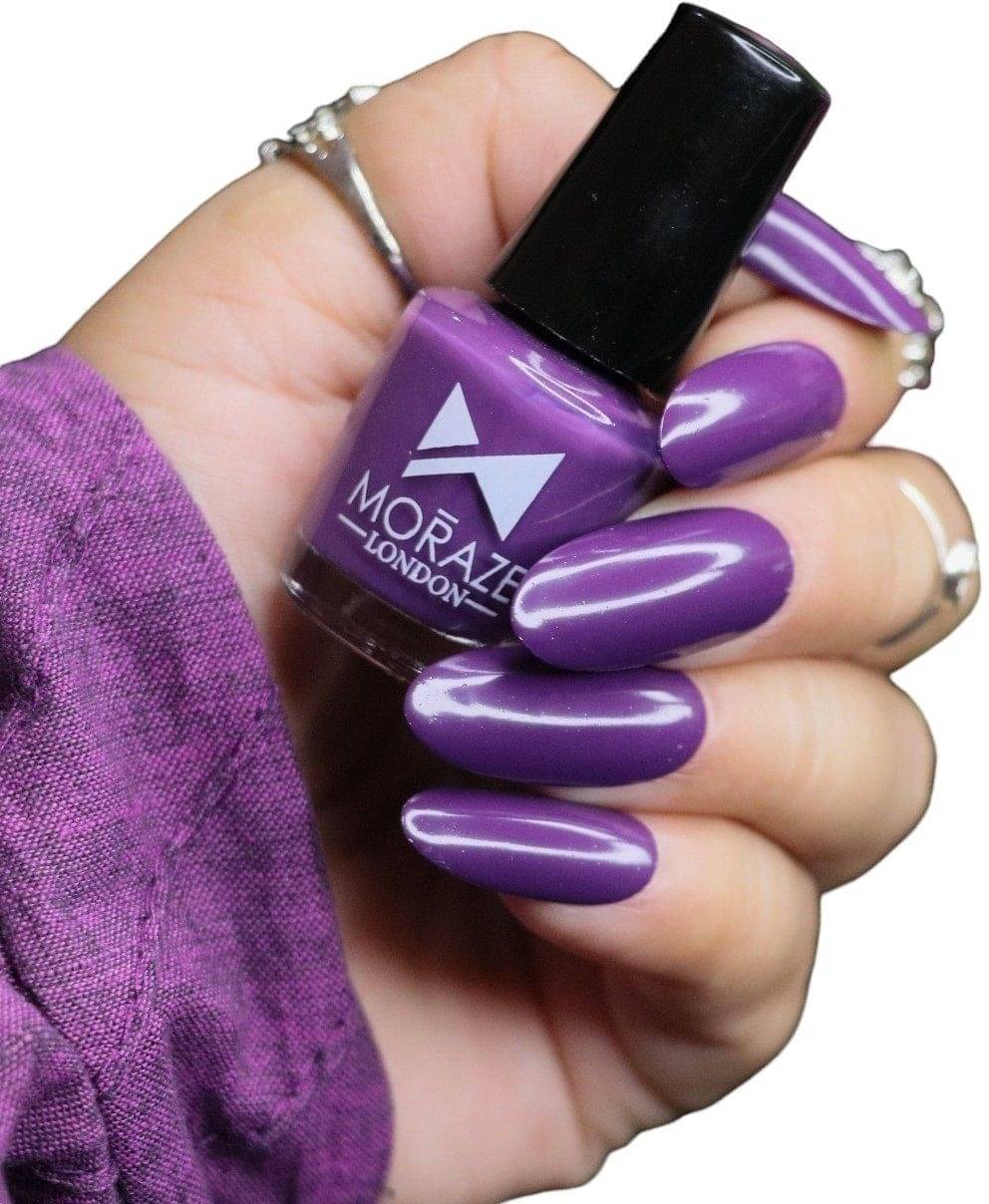     			Moraze Purple Nail Polish 5 ( Pack of 1 )