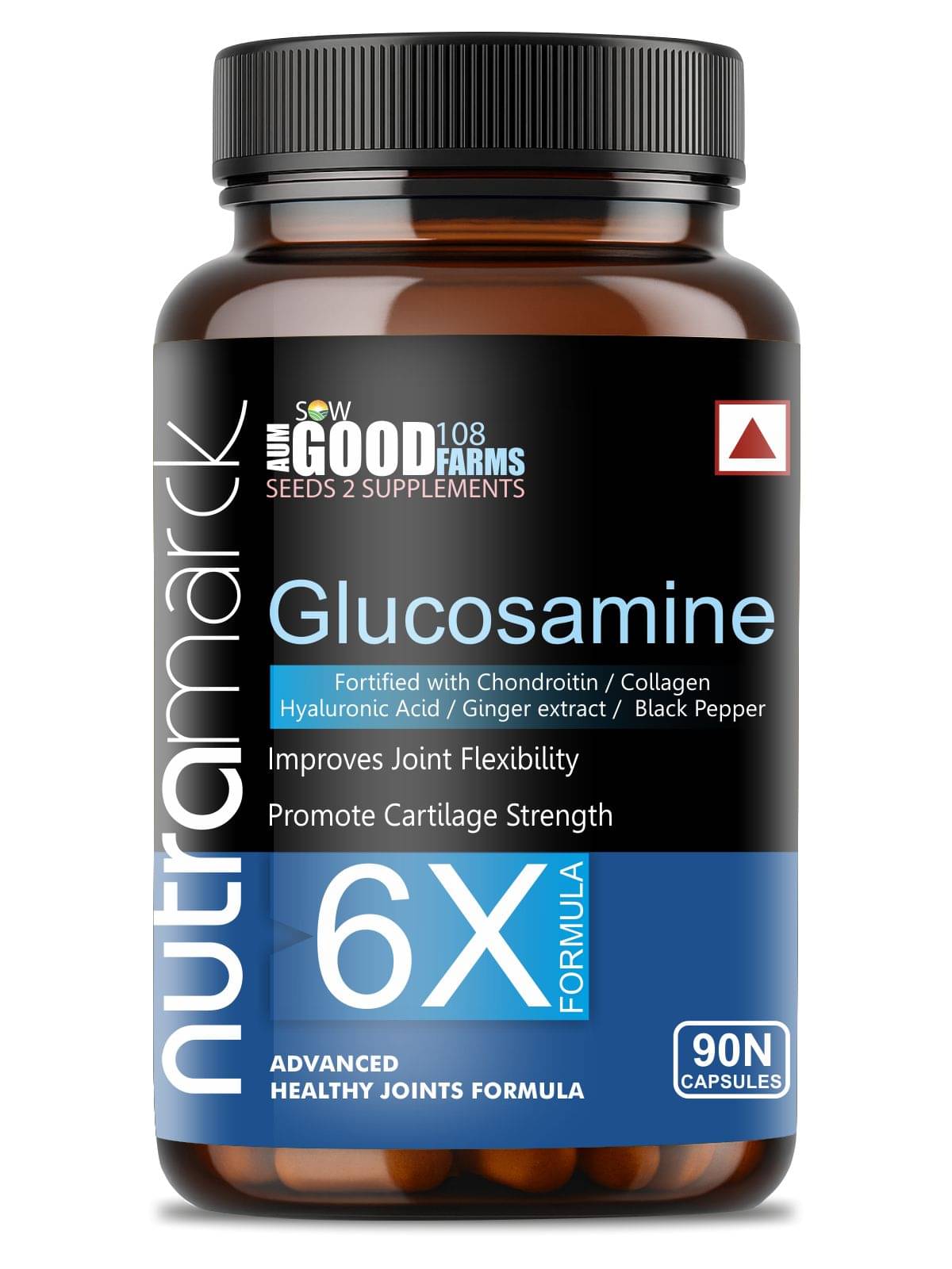     			NutraMarck Glucosamine 6X Capsule For Joint Support 90 no.s Capsule