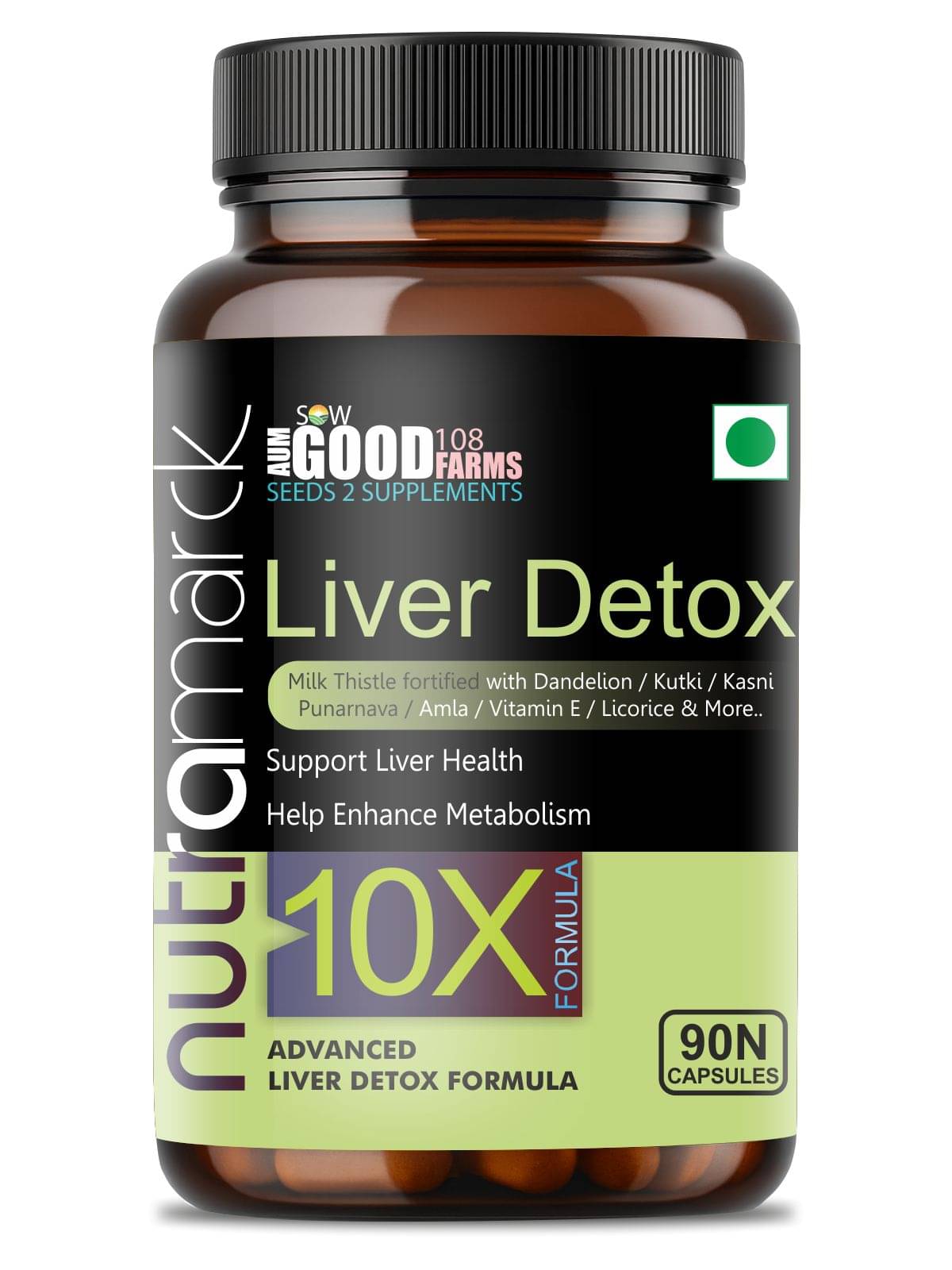     			NutraMarck Liver Detox Capsule With Milk Thistle 90 no.s Capsule