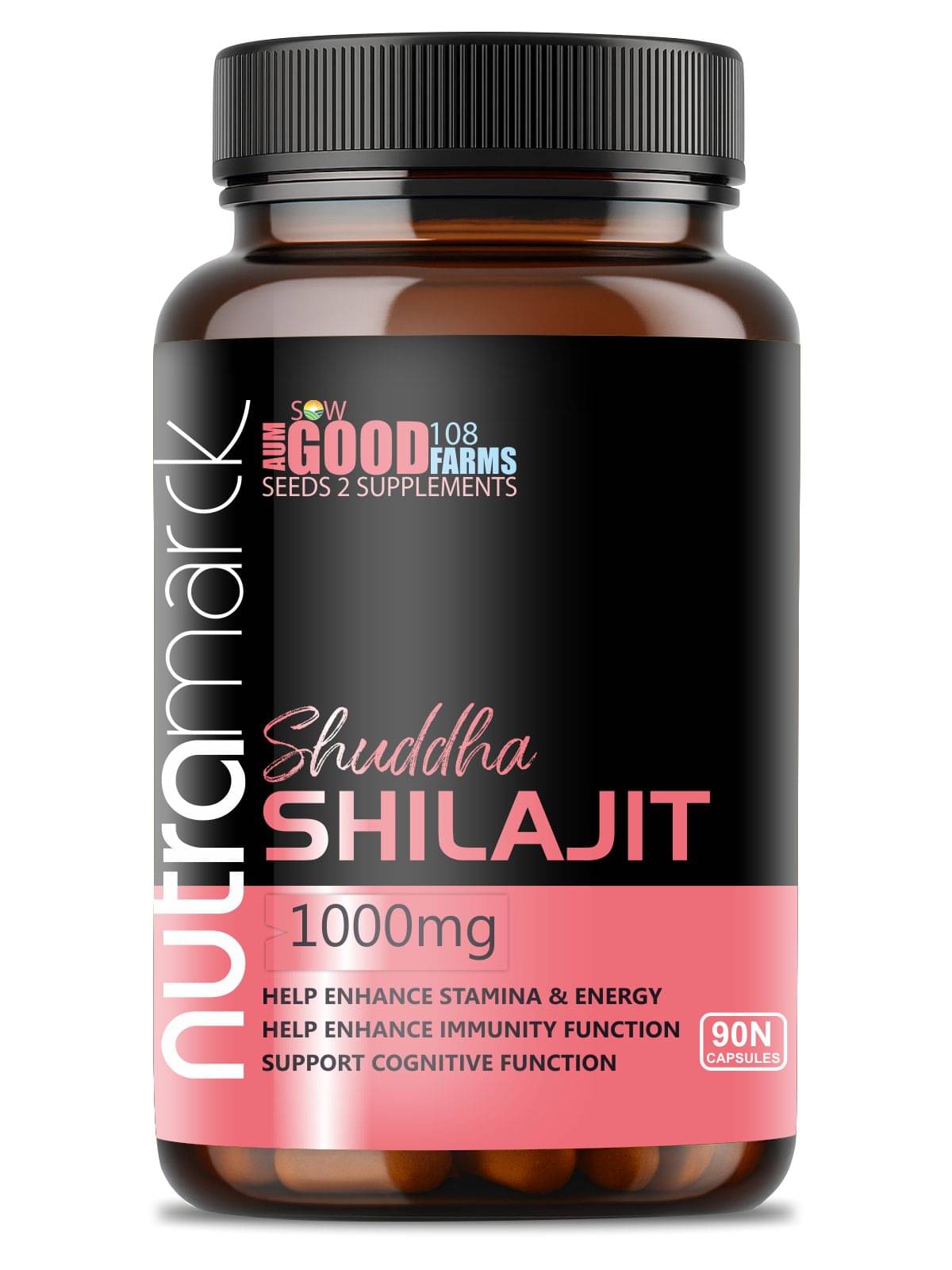     			NutraMarck Shilajit Capsules For Support Stamina, Muscle Growth & Energy | For Men & Women | 100% Ayurvedic | Enhances Stamina, Energy, and Power (90 Count (Pack of 1))