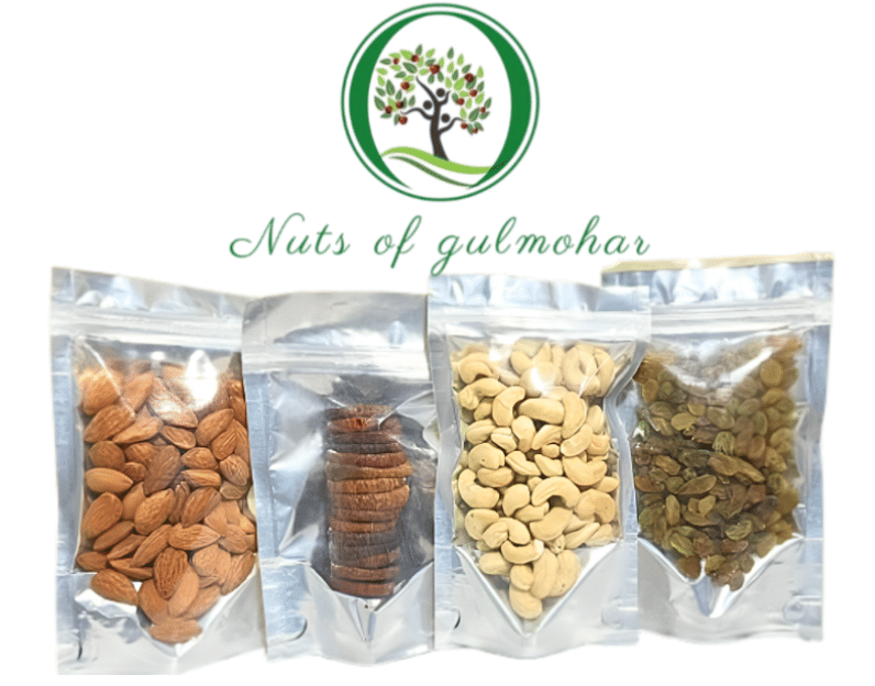     			Nuts of gulmohar Mixed Nuts 400 g Pack of 4